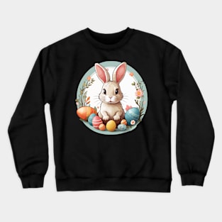 How Long Til Easter cat Crewneck Sweatshirt